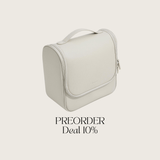 Kosmetiktasche mit Aufhängung M | Sand – Vorbestellung