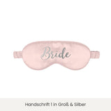 Schlafmaske mit Personalisierung | Blush