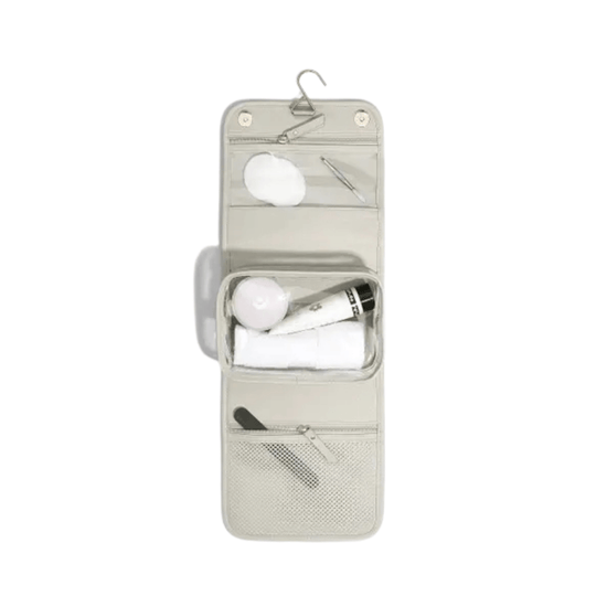 Kosmetiktasche mit Aufhängung S | Sand – Vorbestellung