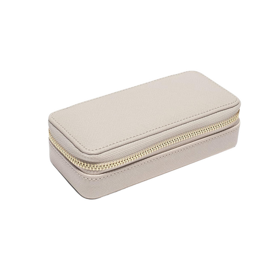 Schmuckschatulle zum Reisen | Taupe – Vorbestellung