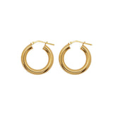 Chunky Hoop Ohrringe | Gold von Sister | MERSOR
