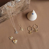 Evil Eye Chain Pendant | Gold