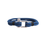 Nautical Nylon Herrenarmband  Blau von FortunaBeads