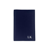 Passport Cover Grained Leather | Night Blue
