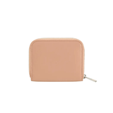 Cosmetic Bag Grained Leather | Dark Red & Gold