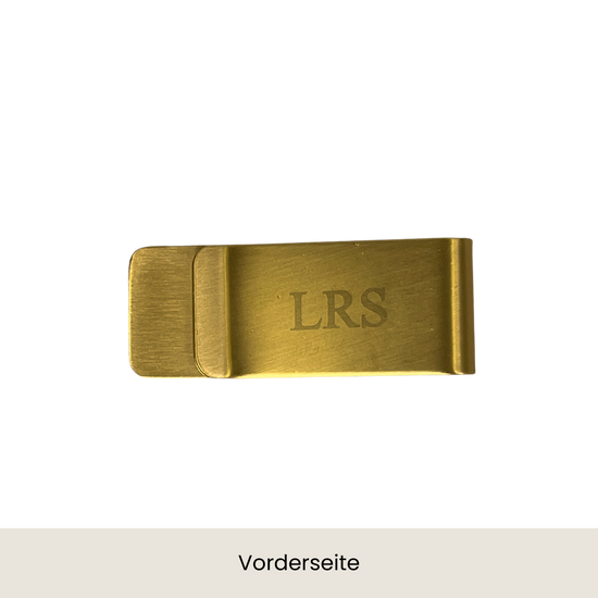 Brass Money Clip | Gold