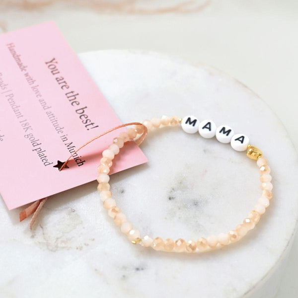 Glass bead bracelet | Mum