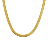 Herringbone Choker | Gold
