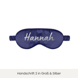 Schlafmaske mit Personalisierung | Nachtblau