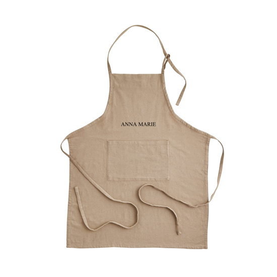 Schürze zum Binden | Beige