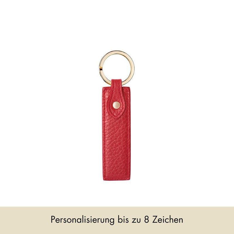 Schlüsselanhänger Classic | Scarlet & Gold - Schlüsselanhänger in Knallrot | Personalisiert | MERSOR
