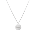 Personalised engraving pendant real gold | name