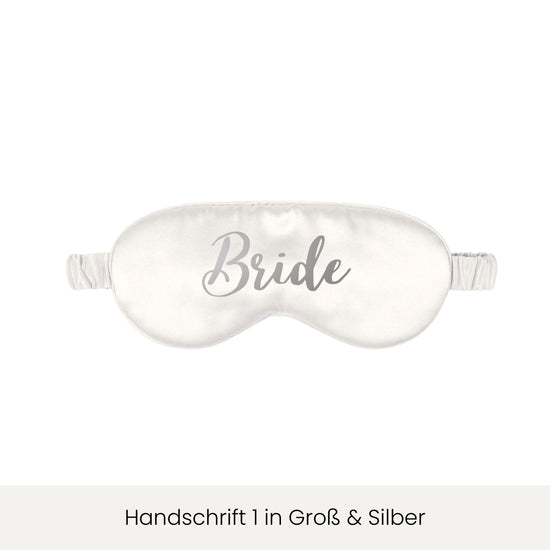 Schlafmaske mit Personalisierung | Ivory