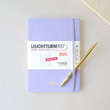 Wochenkalender 2025 & Notizbuch A5 dotted | Lilac