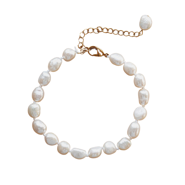 Baroque Pearl Bracelet Gold bei MERSOR