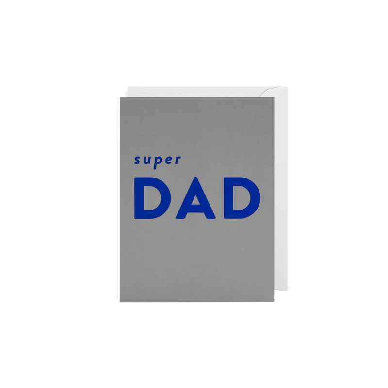 Mini Grußkarte „super Dad“ von Lagom Design