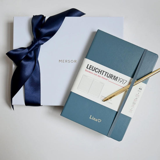 Notizbuch A5 Hardcover | Stone Blue