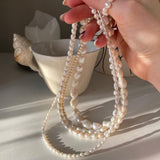 Stilvolle Perlen Kette als Geschenk | MERSOR