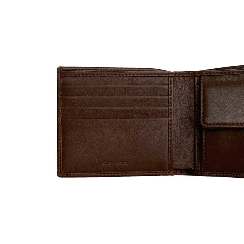 Geldbörse Classic Glattleder | Braun - Personalisierte Geldbeutel für Männer in Braunem Leder | MERSOR | MERSOR